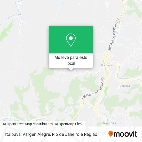 Itaipava, Vargen Alegre mapa