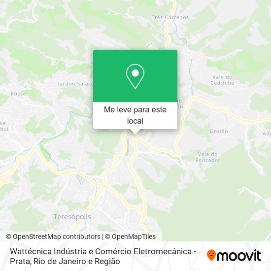 Wattécnica Indústria e Comércio Eletromecânica - Prata mapa