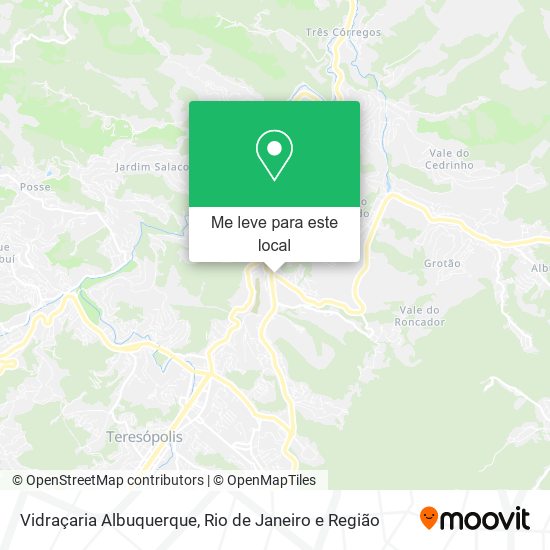 Vidraçaria Albuquerque mapa