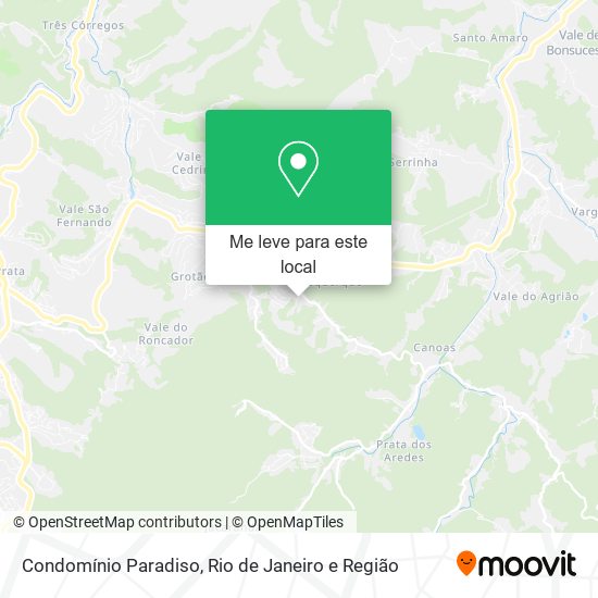 Condomínio Paradiso mapa