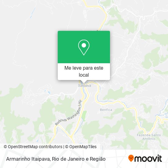 Armarinho Itaipava mapa