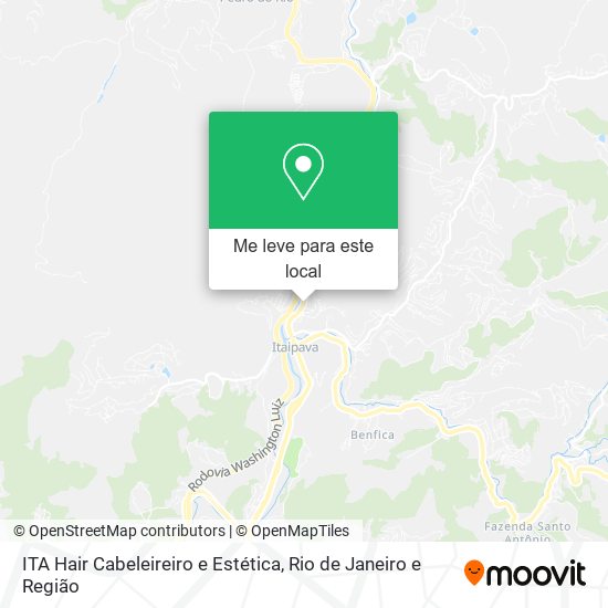 ITA Hair Cabeleireiro e Estética mapa