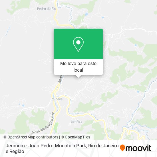 Jerimum - Joao Pedro Mountain Park mapa