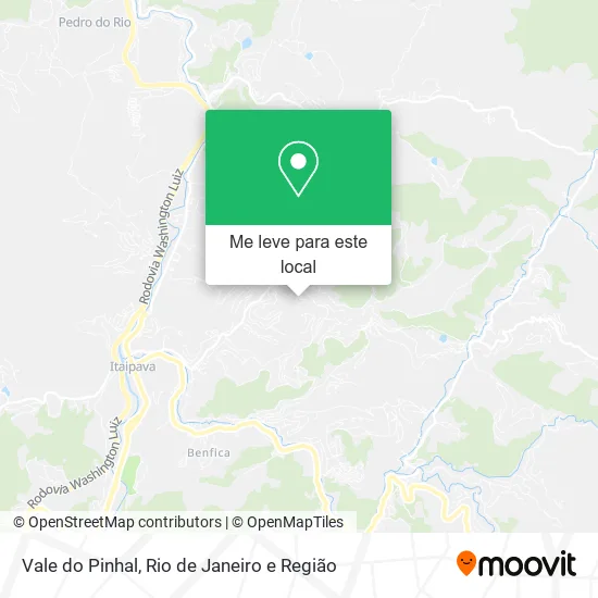Vale do Pinhal mapa