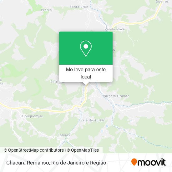 Chacara Remanso mapa