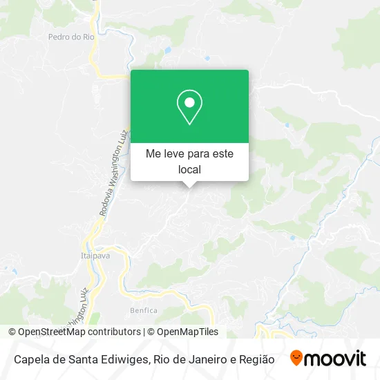 Capela de Santa Ediwiges mapa