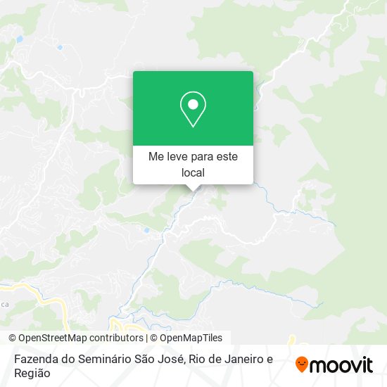 Fazenda do Seminário São José mapa
