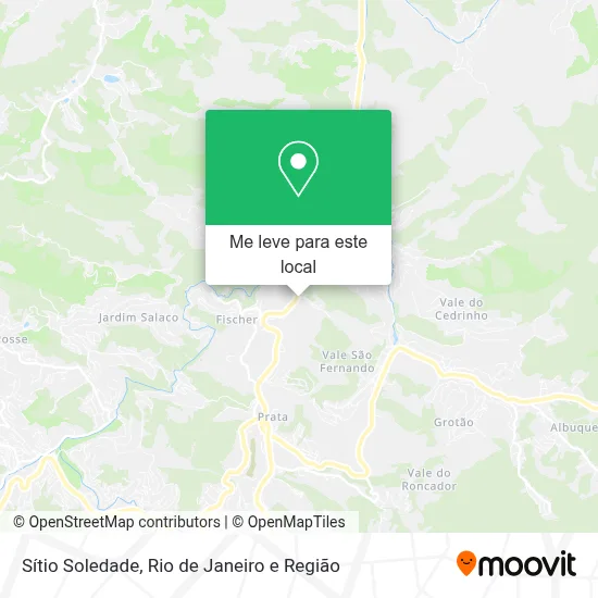 Sítio Soledade mapa
