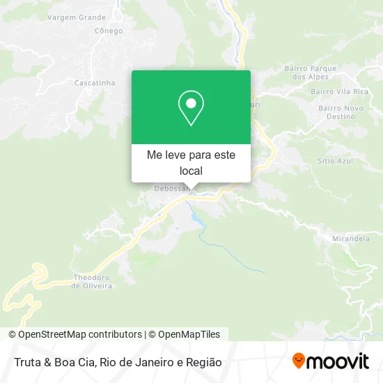 Truta & Boa Cia mapa