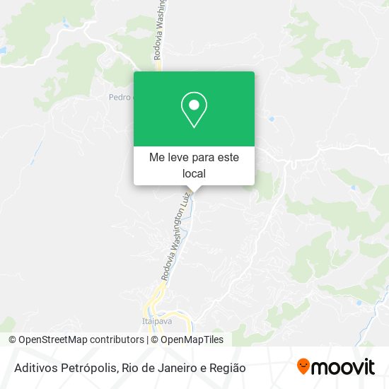 Aditivos Petrópolis mapa