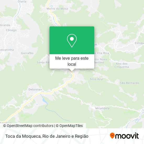 Toca da Moqueca mapa