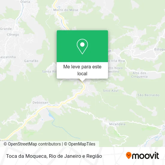 Toca da Moqueca mapa