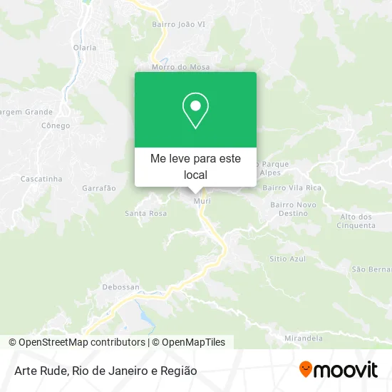 Arte Rude mapa