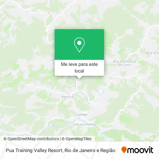 Pua Training Valley Resort mapa