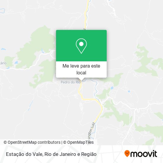 Estação do Vale mapa