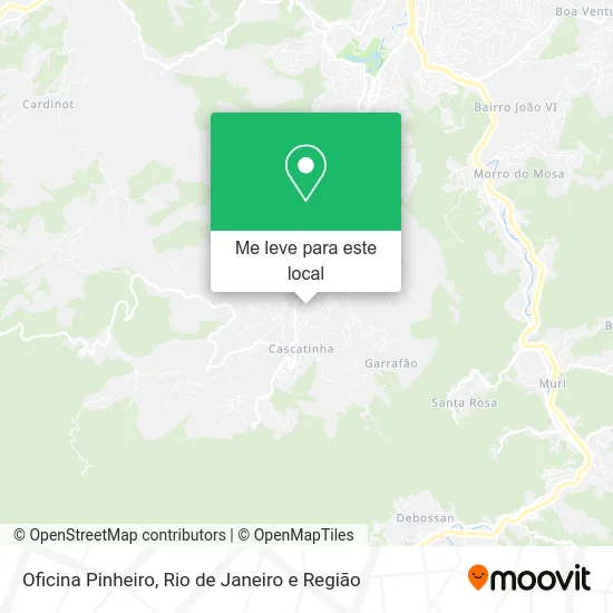 Oficina Pinheiro mapa