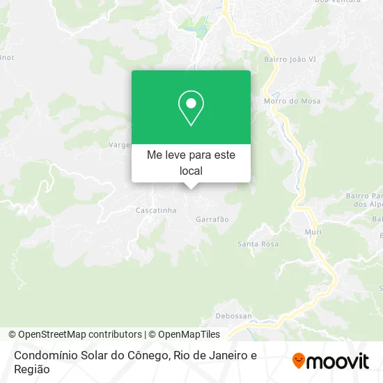 Condomínio Solar do Cônego mapa