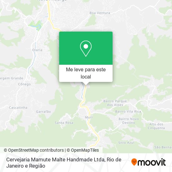 Cervejaria Mamute Malte Handmade Ltda mapa