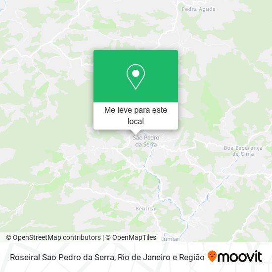 Roseiral Sao Pedro da Serra mapa