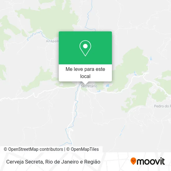 Cerveja Secreta mapa