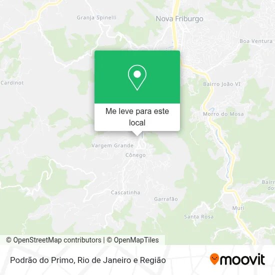 Podrão do Primo mapa