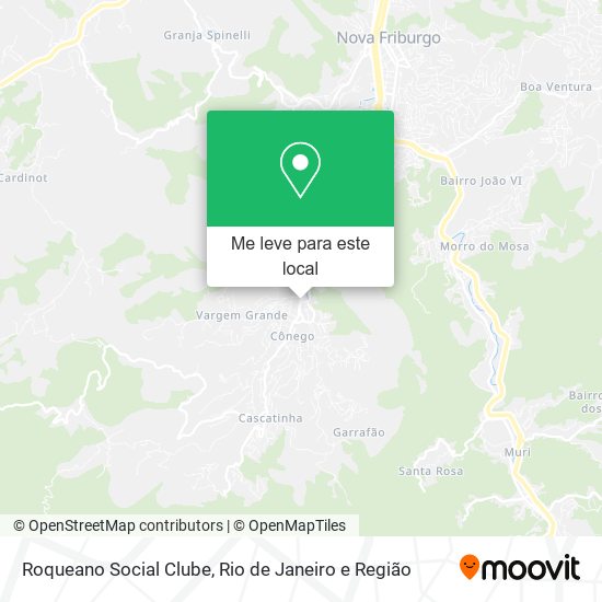Roqueano Social Clube mapa
