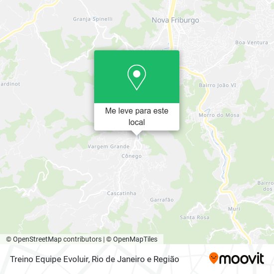 Treino Equipe Evoluir mapa