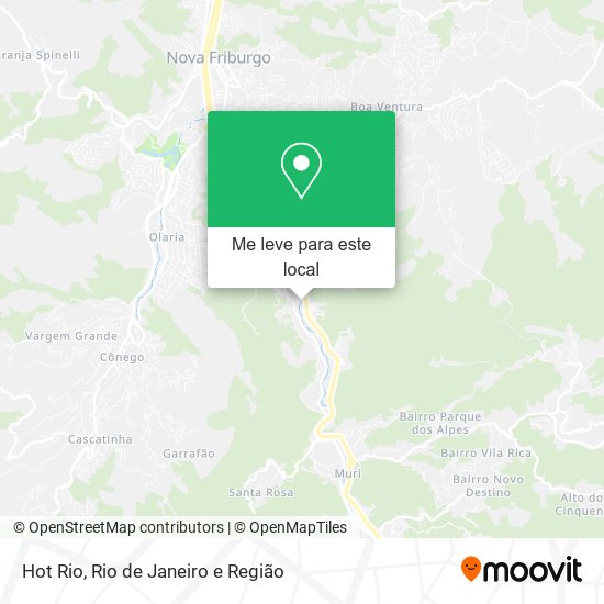Hot Rio mapa