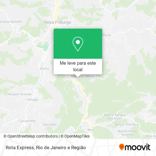 Rota Express mapa