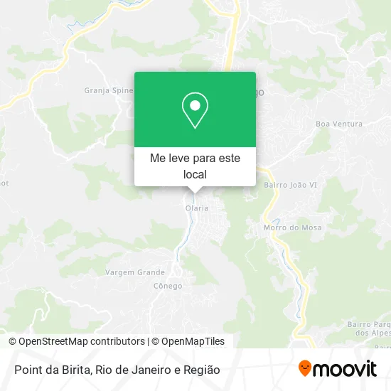 Point da Birita mapa