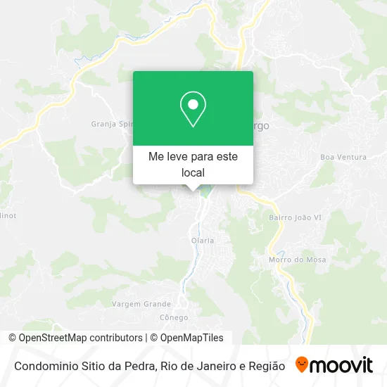 Condominio Sitio da Pedra mapa