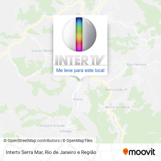 Intertv Serra Mar mapa