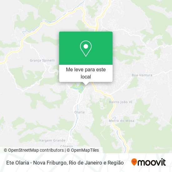 Ete Olaria - Nova Friburgo mapa