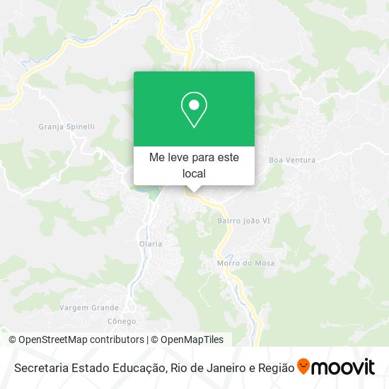 Secretaria Estado Educação mapa