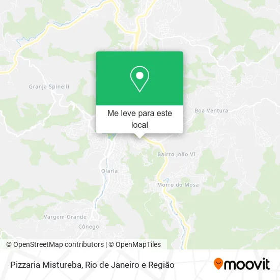 Pizzaria Mistureba mapa