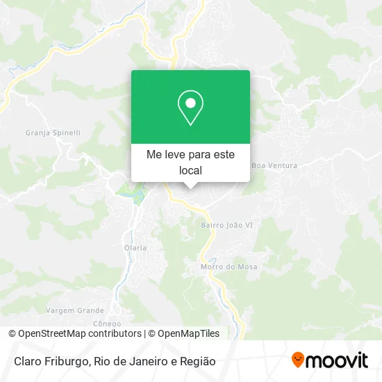 Claro Friburgo mapa