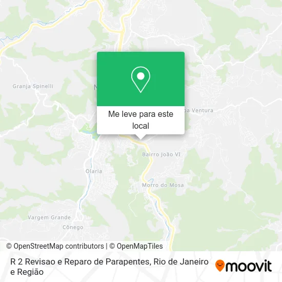 R 2 Revisao e Reparo de Parapentes mapa