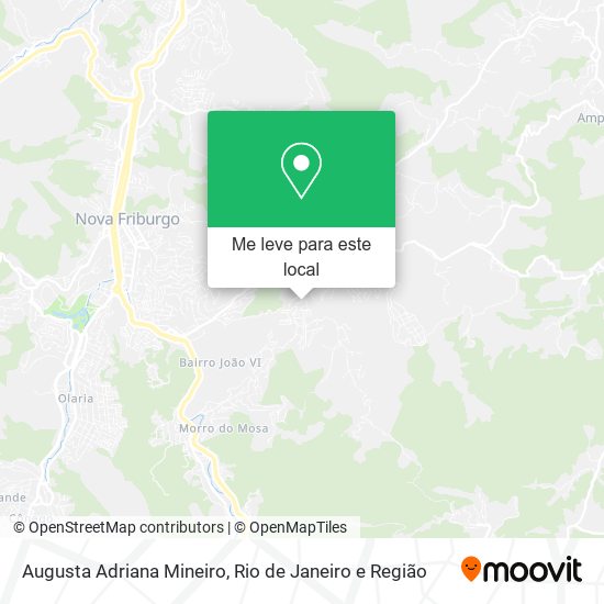 Augusta Adriana Mineiro mapa