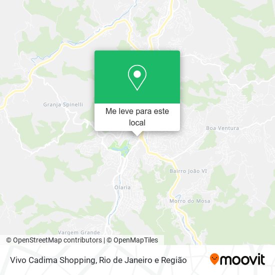 Vivo Cadima Shopping mapa