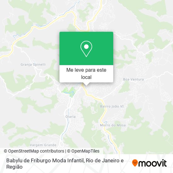 Babylu de Friburgo Moda Infantil mapa