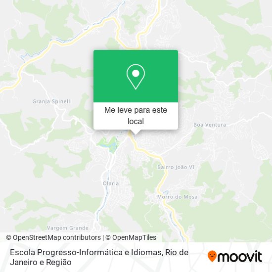 Escola Progresso-Informática e Idiomas mapa