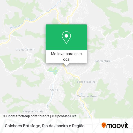 Colchoes Botafogo mapa