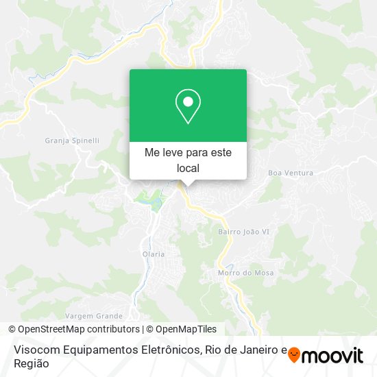 Visocom Equipamentos Eletrônicos mapa