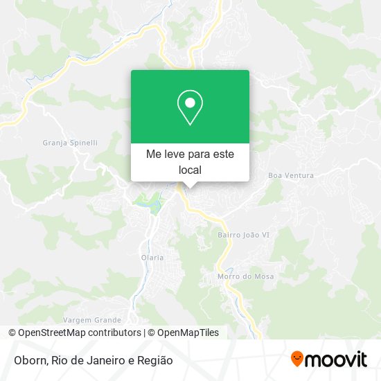 Oborn mapa