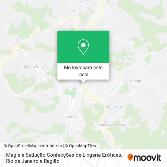 Magia e Sedução Confecções de Lingerie Eróticas mapa