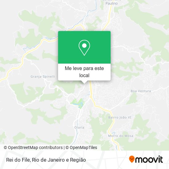 Rei do File mapa