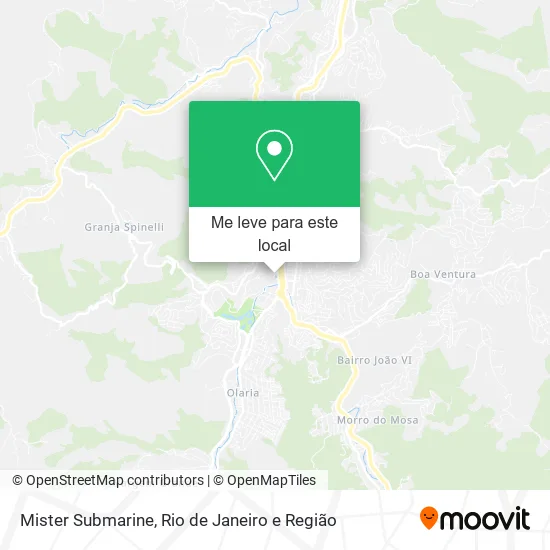 Mister Submarine mapa