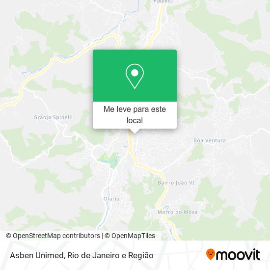 Asben Unimed mapa