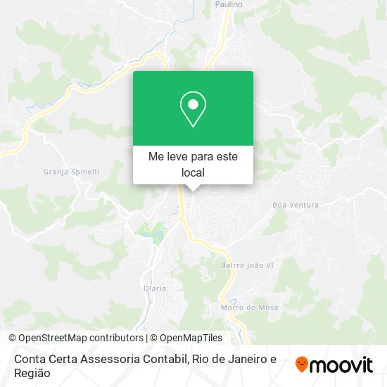 Conta Certa Assessoria Contabil mapa
