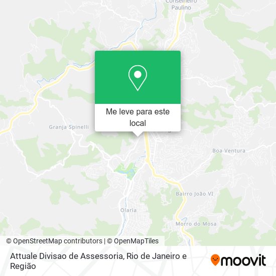 Attuale Divisao de Assessoria mapa